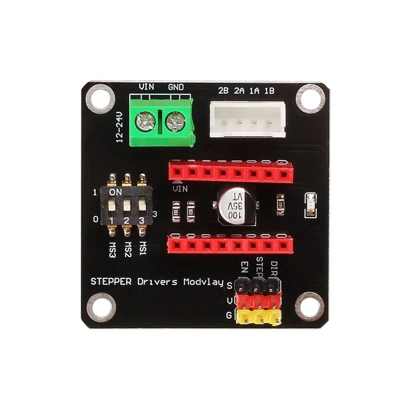 Two-Phase Stepper Motor Drive Expansion Board A4988/Drv8825 Adjustable Subdivision