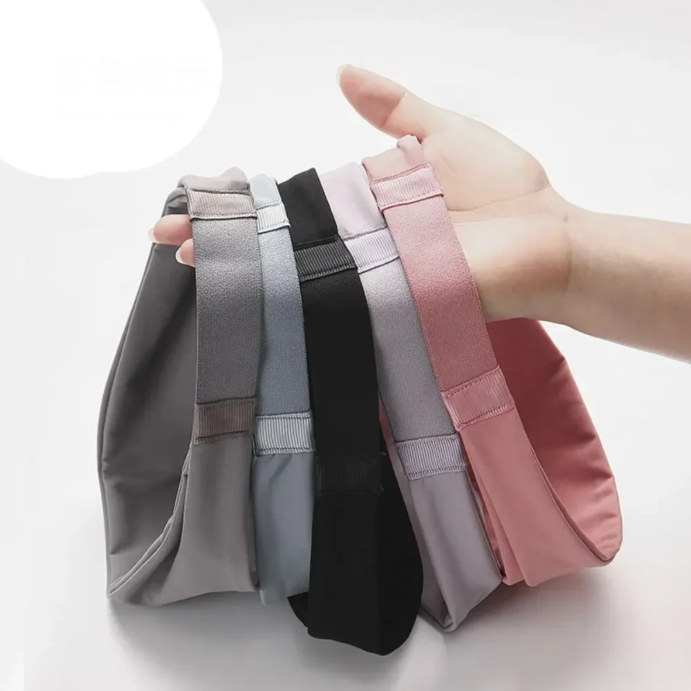 Multi-functional Elastic Yoga Headband Solid Color Non-Slip Sports Turban Widened Hair Accessories Hair Band Women Men