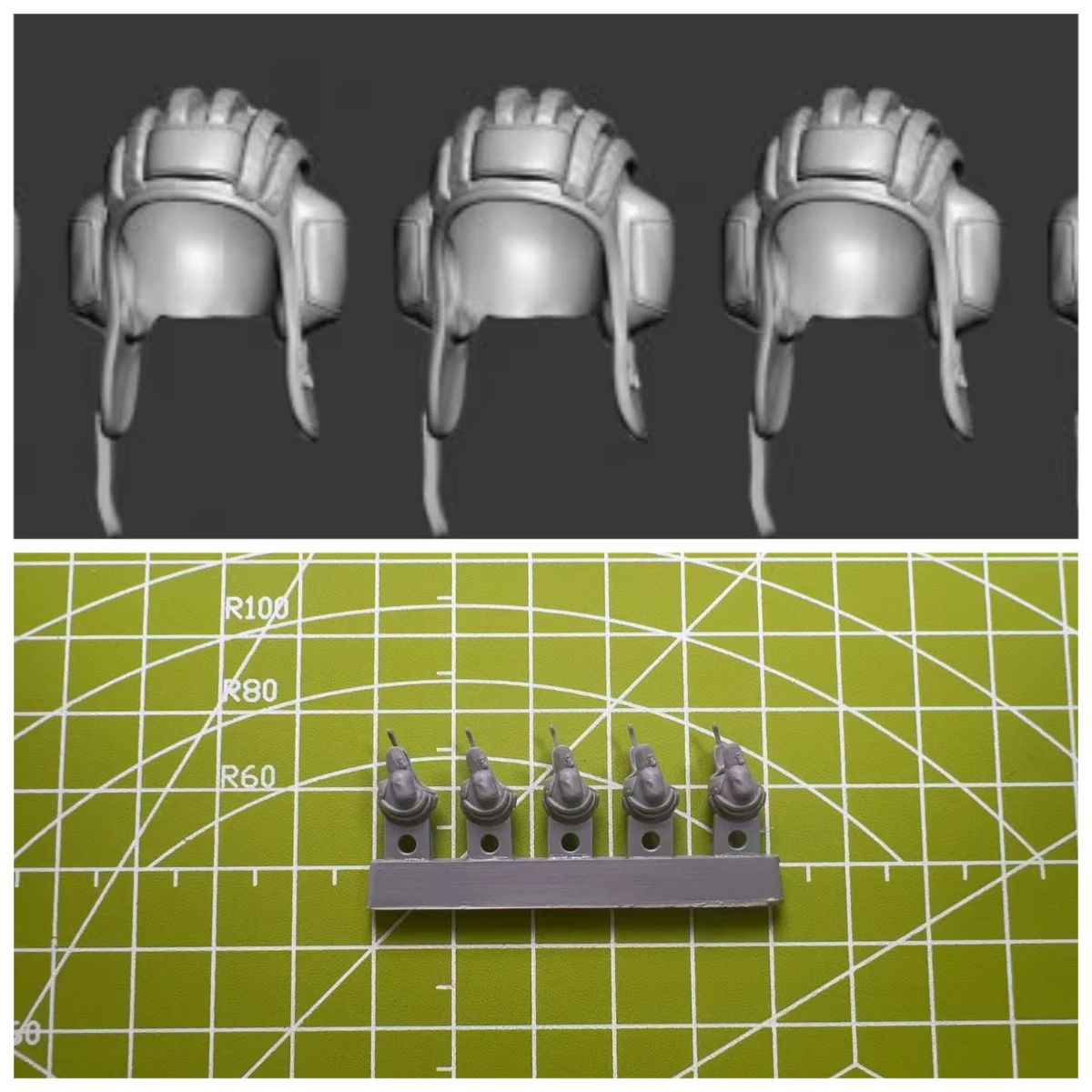 

Unpainted 1:35 Die-casting Resin Model Kit for Soldier Head Replacement and Modification
