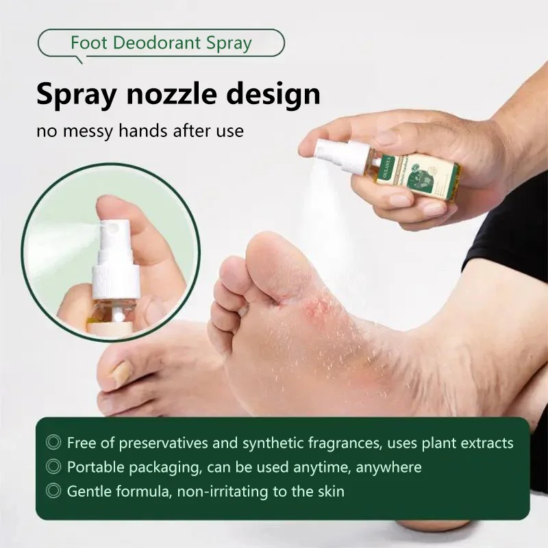 Foot Odor Suppression Spray 24-hour Long-lasting Fragrance Effectively Reduces Foot Odor Fresh Comfortable Feel To The Feet