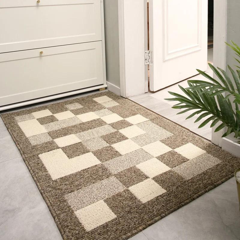 

VIKAMA Mystic Gate Hall Crystal Velvet Carpet Bathroom Waterproof Dust-Proof Mat Wear-resistant and Stain-resistant Home Decor