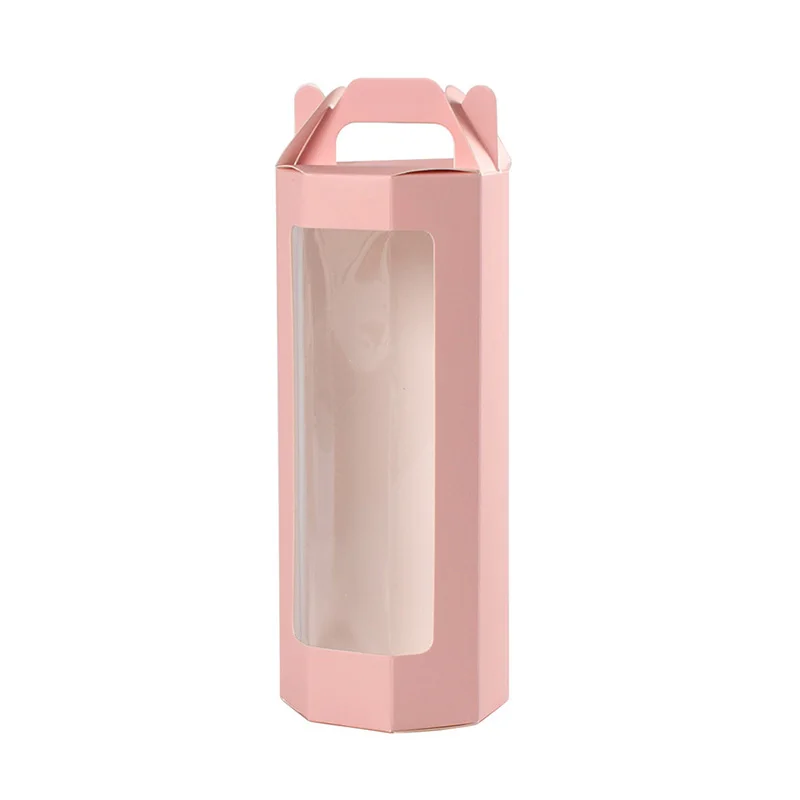 10/20 Stück achteckige Geschenkboxen mit klarem Fenster für Hochzeitsblumen, Geschenke, Süßigkeiten-Verpackungsbox, Geburtstag, Valentinstag, Partyzubehör – Detail 8