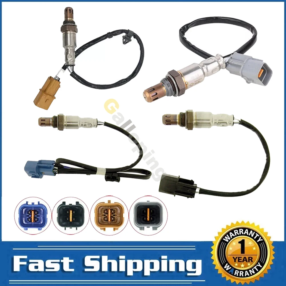 4x O2 Oxygen Sensor for 2011 2012 Santa Fe Kia Sorento 3.5L 2014 2015 2016 2017 Hyundai Azera Santa Fe Kia Cadenza Sorento 3.3L