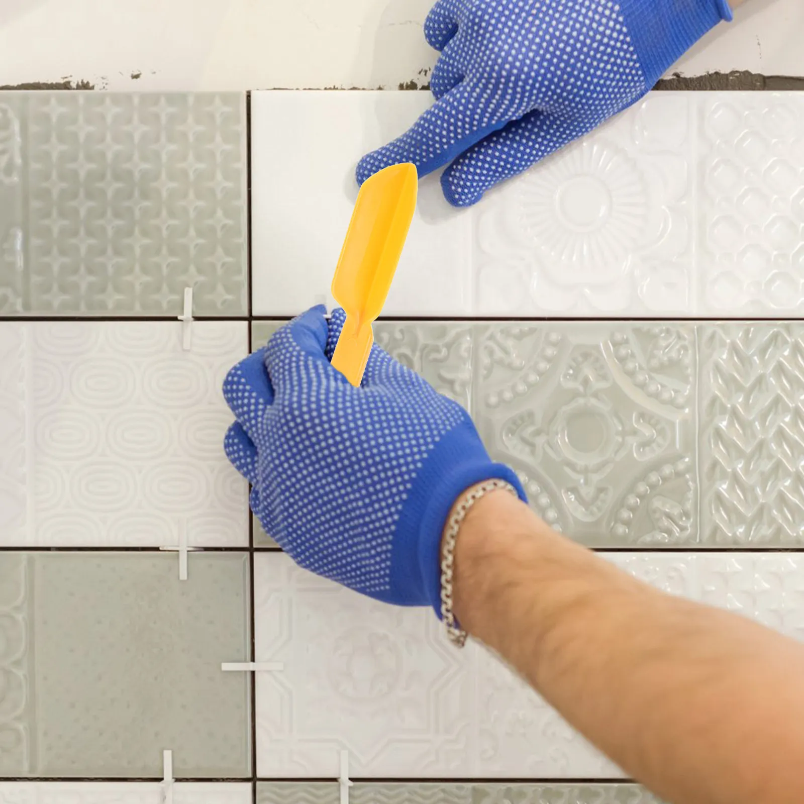 20Sets Heavy Duty Caulk Scraper with Negative Angle Design Removes Silicone Resin Grout Adhesive Fast Easy No Tape Needed Home