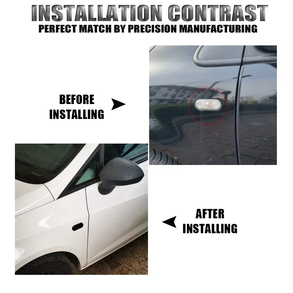 2025 جديد 2 قطعة لمقعد إيبيزا 6L قرطبة توليدو ليون MK1 MK2 LED ديناميكية الجانب ماركر ضوء بدوره مصباح إشارة ل اوكتافيا