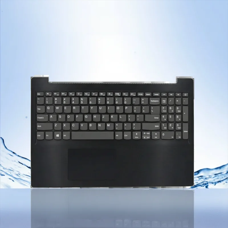 

US English Blue Keyboard Upper Case Palmrest Shell Cover For Lenovo Ideapad S145 15 340C 15 V15 5CB0U43913