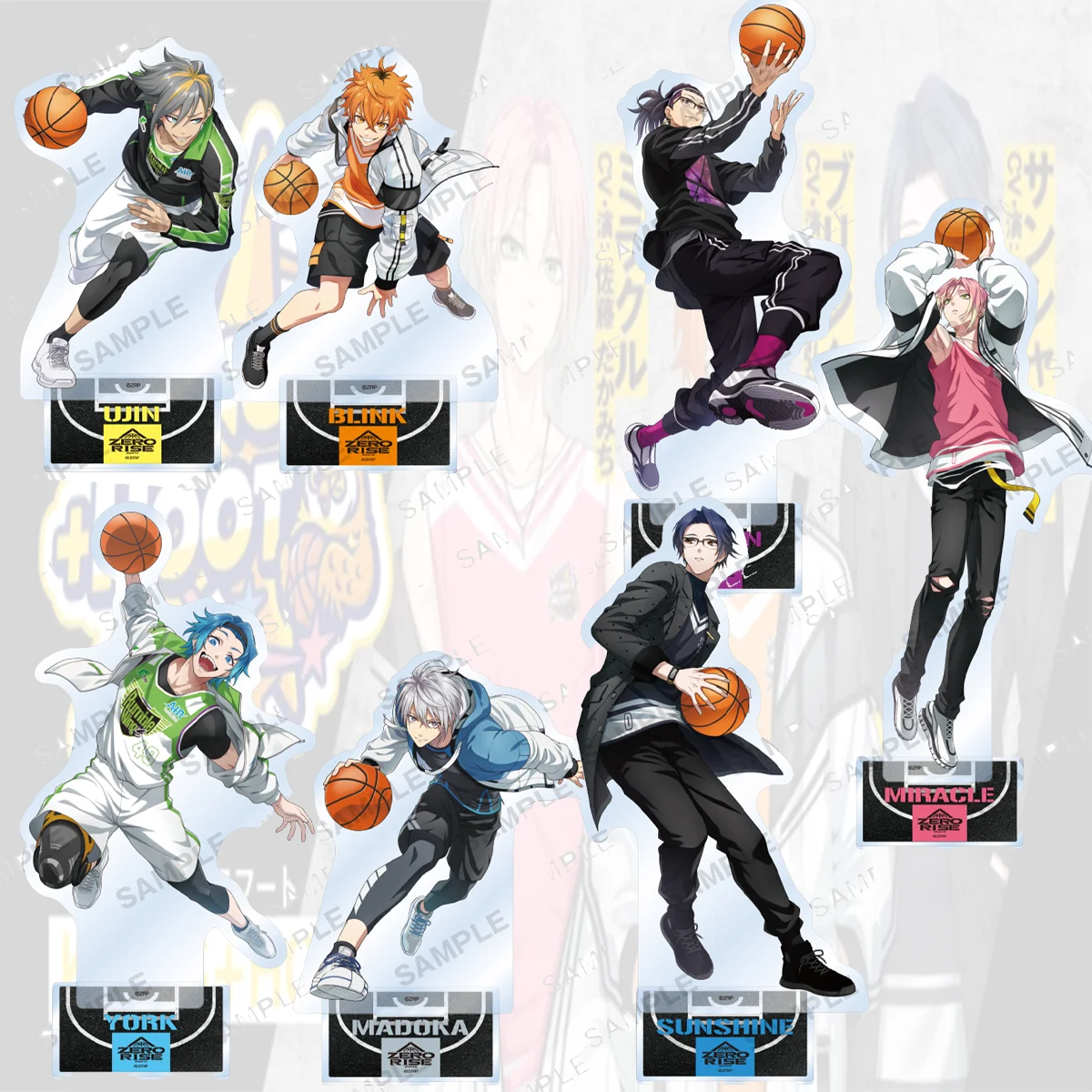 Anime ZERO RISE New 15cm Acrylic Stand, Main Hero Character, Easter Decor for Desktop, Bedroom, Bookshelf keychain