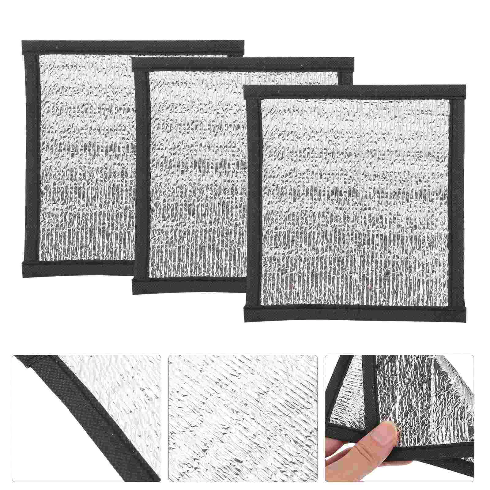 3 Pcs Heater Heating Pad Pet Heated Warming Parrot Warmer Small Animals Self-warming Mat Winter Reptile