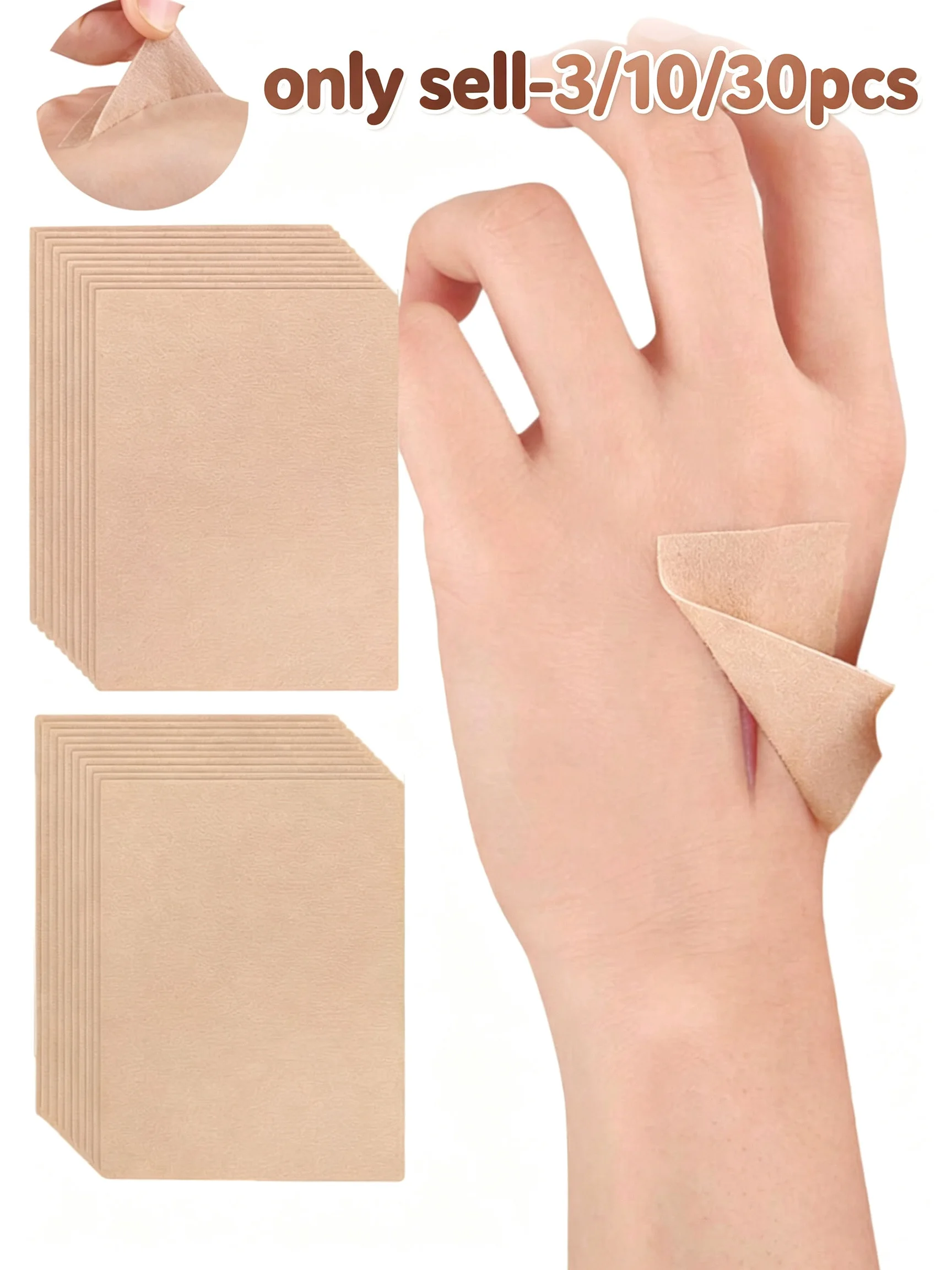 1/10/30Pack Tattoo Cover up Waterproof Sweatproof Ultra-Thin for Tattoos Scars Birthmarks Light Skin Invisible Self-Adhesive Br