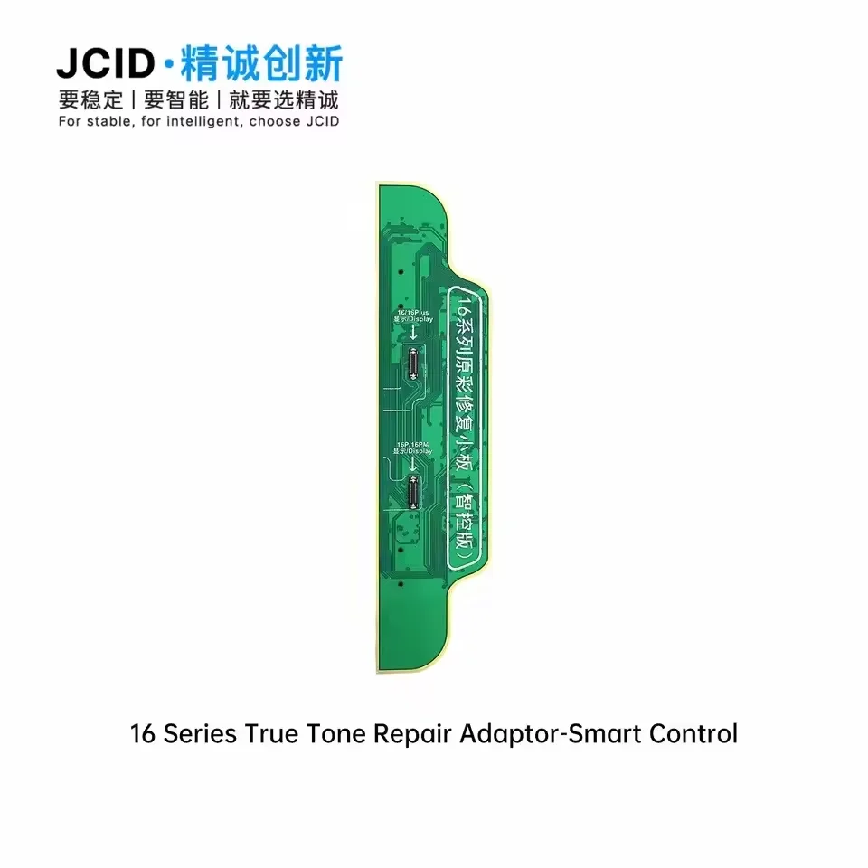 JC IP 16 Series True Tone Repair Adaptor, For 16 16plus 16pro/Max, Screen Original Color Recovery, Use V1SE, V1S Pro Programmer