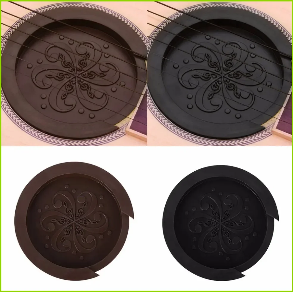 Acoustic-Electric Guitar Sound Hole Cover Classical Noise Reduction, Buster Muffler, Prevent Feedback for Guitars Accessories