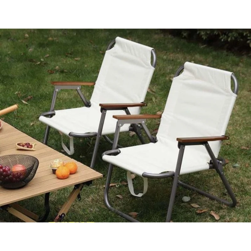 High End Thickened Outdoor Folding Chair, Camping,Hiking， Leisure, Portable and Convenient To Carry, Carbon Steel，Camping Chair