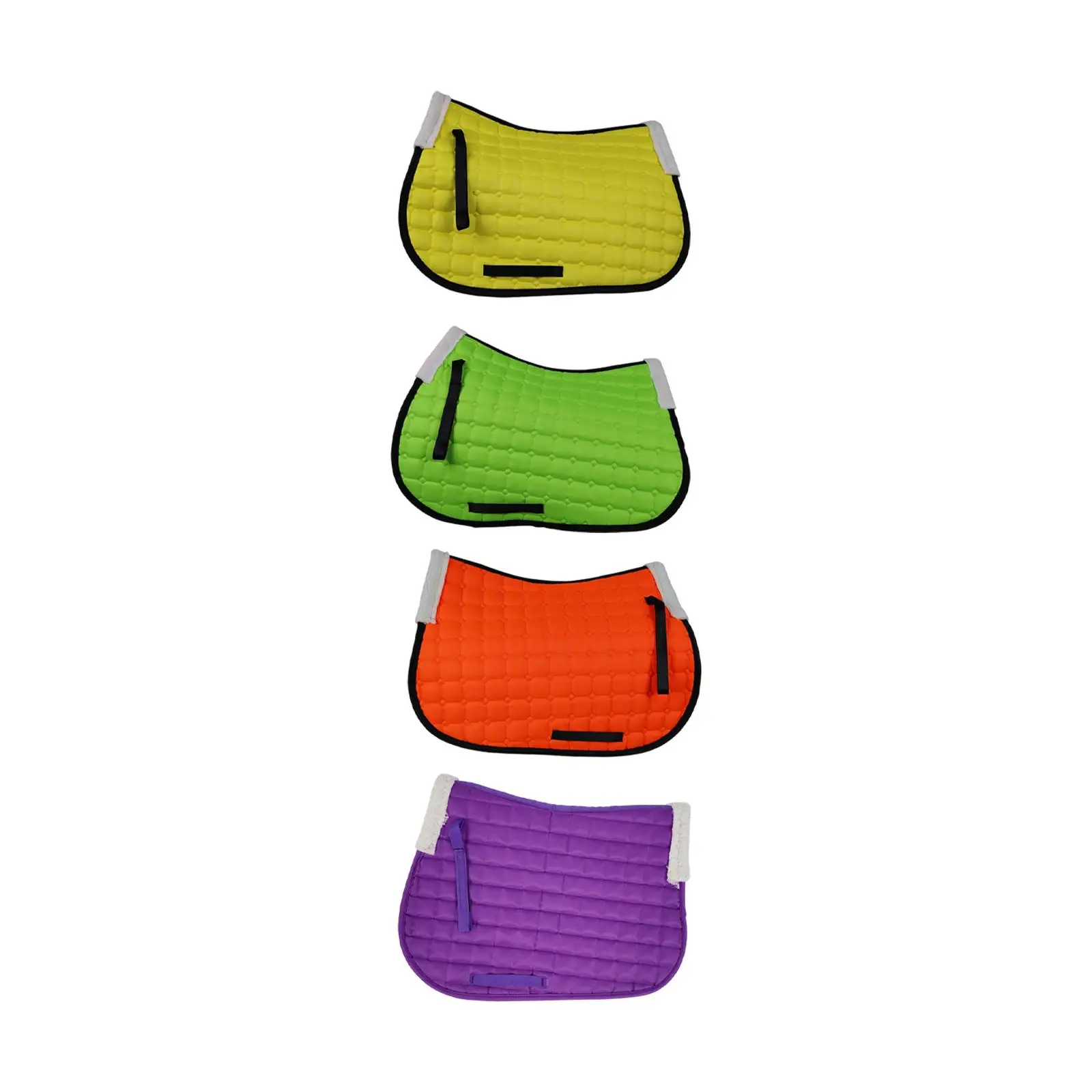 Non Slip English Saddle Pad for Horses Sweat Absorbing Shock Absorber Riding Equipment Accessory
