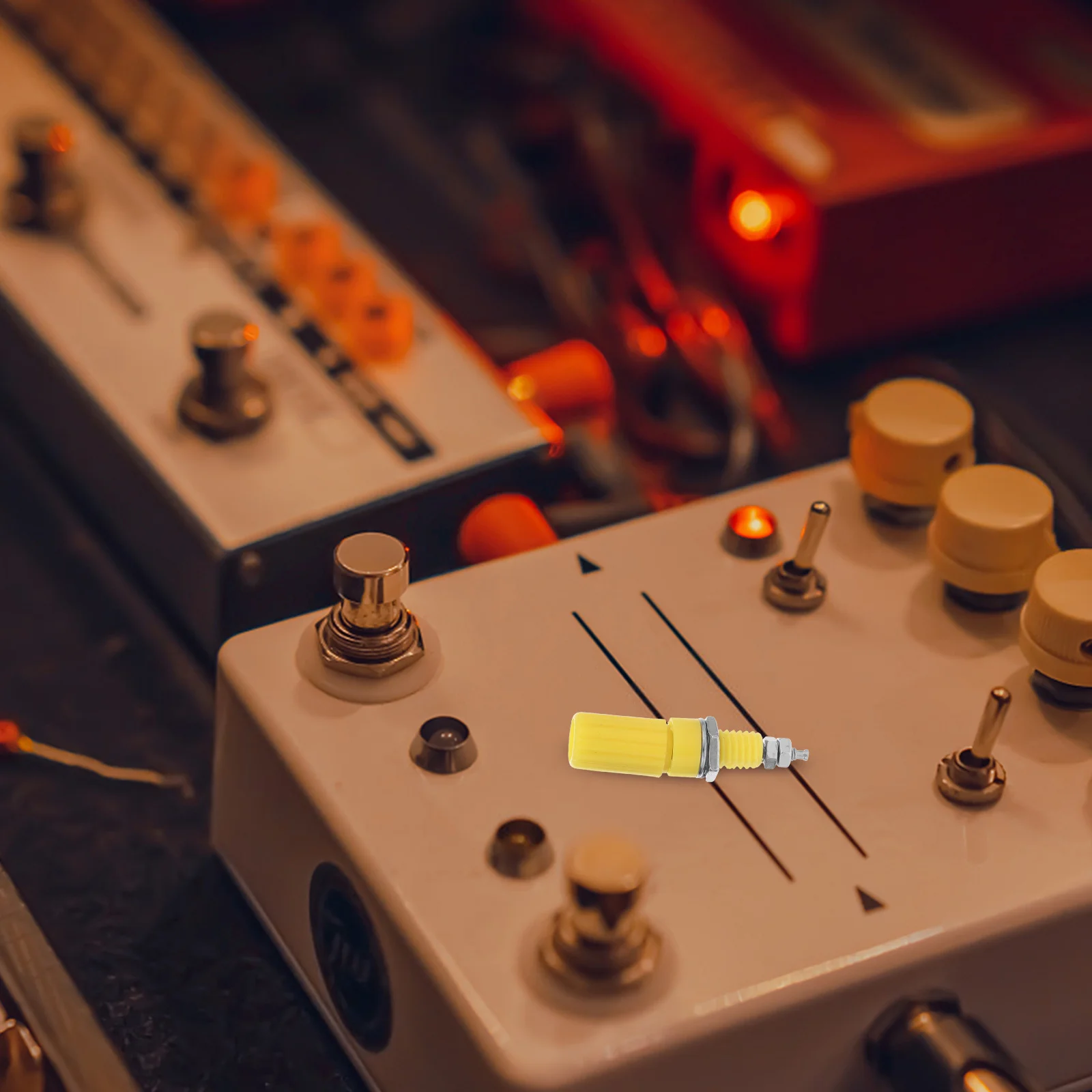 

50Pcs Audio Speaker Binding Post Connectors High Precision M3x45 Compact Design Loudspeaker Terminal Replacement Parts