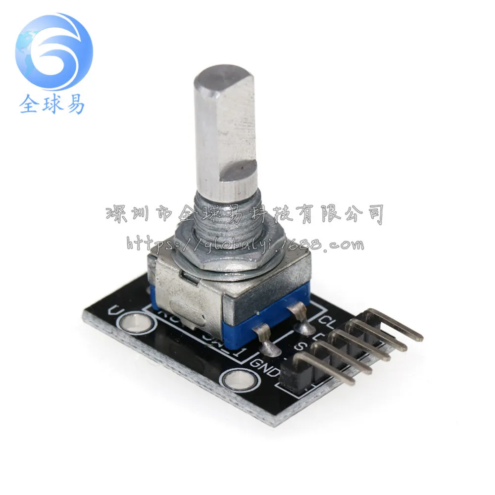 KY-040 360 degree Rotary Encoder Module- Incremental Encoder with Push Button for Arduino, Raspberry Pi & Robotics
