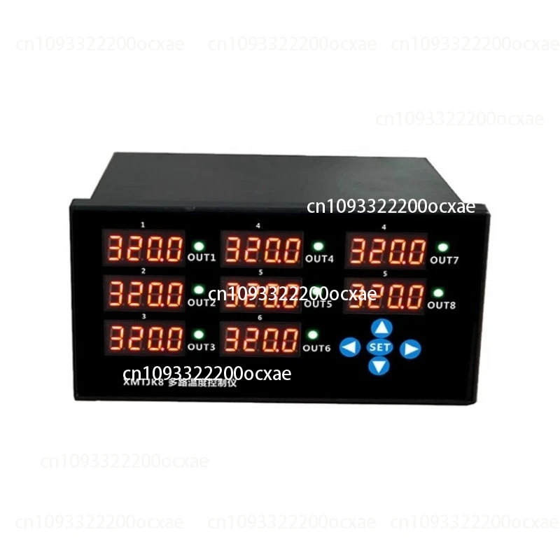 

8-channel PID thermostat, multi-channel temperature control, temperature recording curve recording