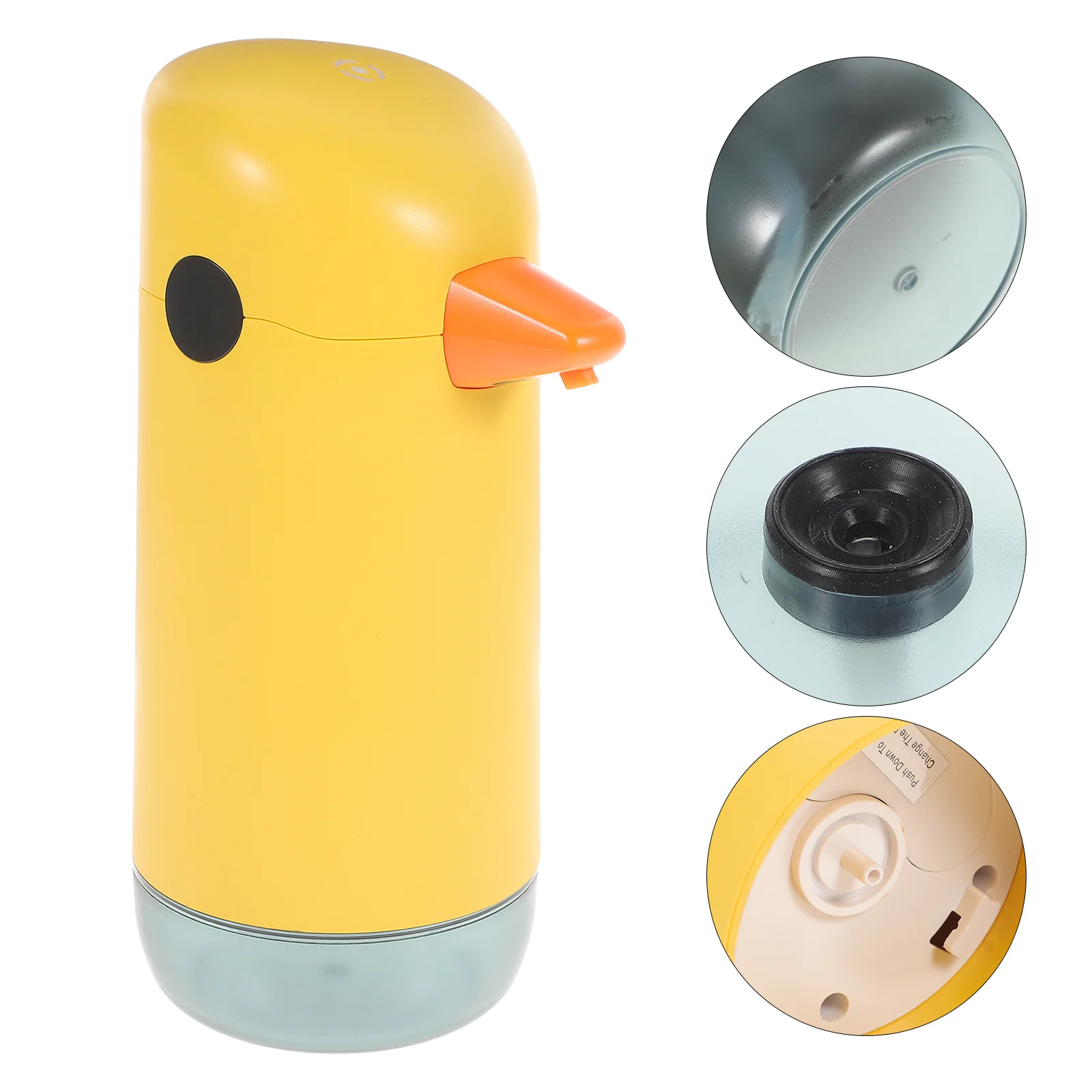 

Touchless Soap Dispenser Foaming Automatic Kids Shampoo Hand Dispensers Filling Yellow Electric