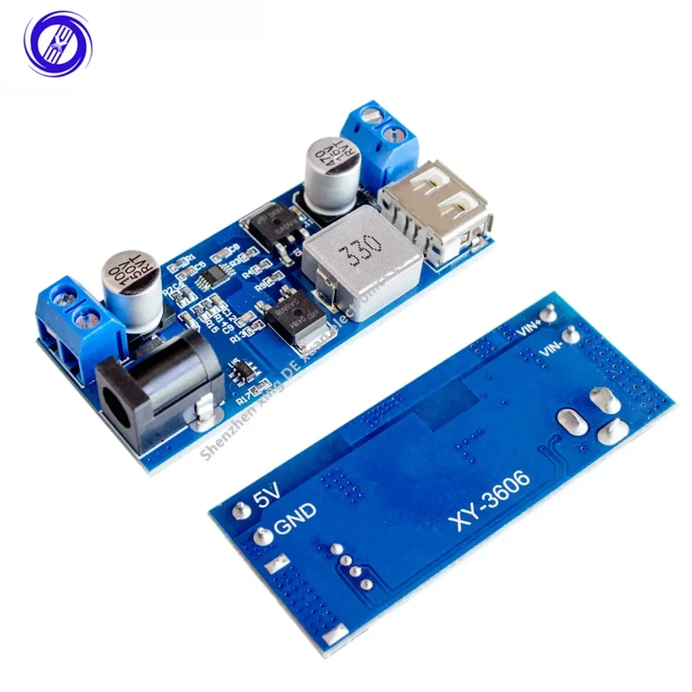 24V 12V turn 5V 5A , adjustable step-down power Supply module NEW,morr than LM2596 LM2596S