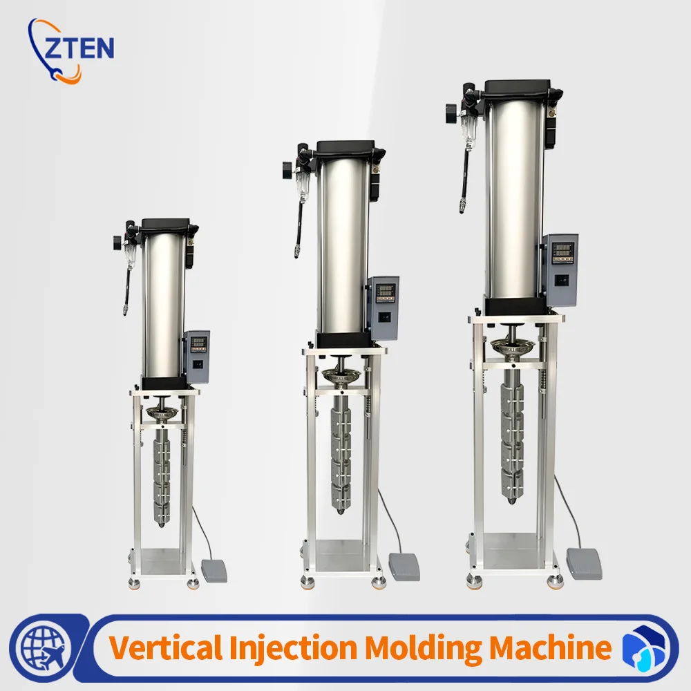 50g Desktop Polymer Plastic Injection Molding Machine ABS Molding Machine Injection Pneumatic Plastic Vertical Molding Machine