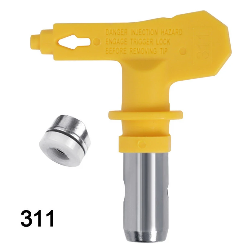 Yellow Series 5 Paint Airless Sprayer Nozzle Latex Paint Coating Tip Powder Coating Portable Paint Sprayer Auto Repair Tool