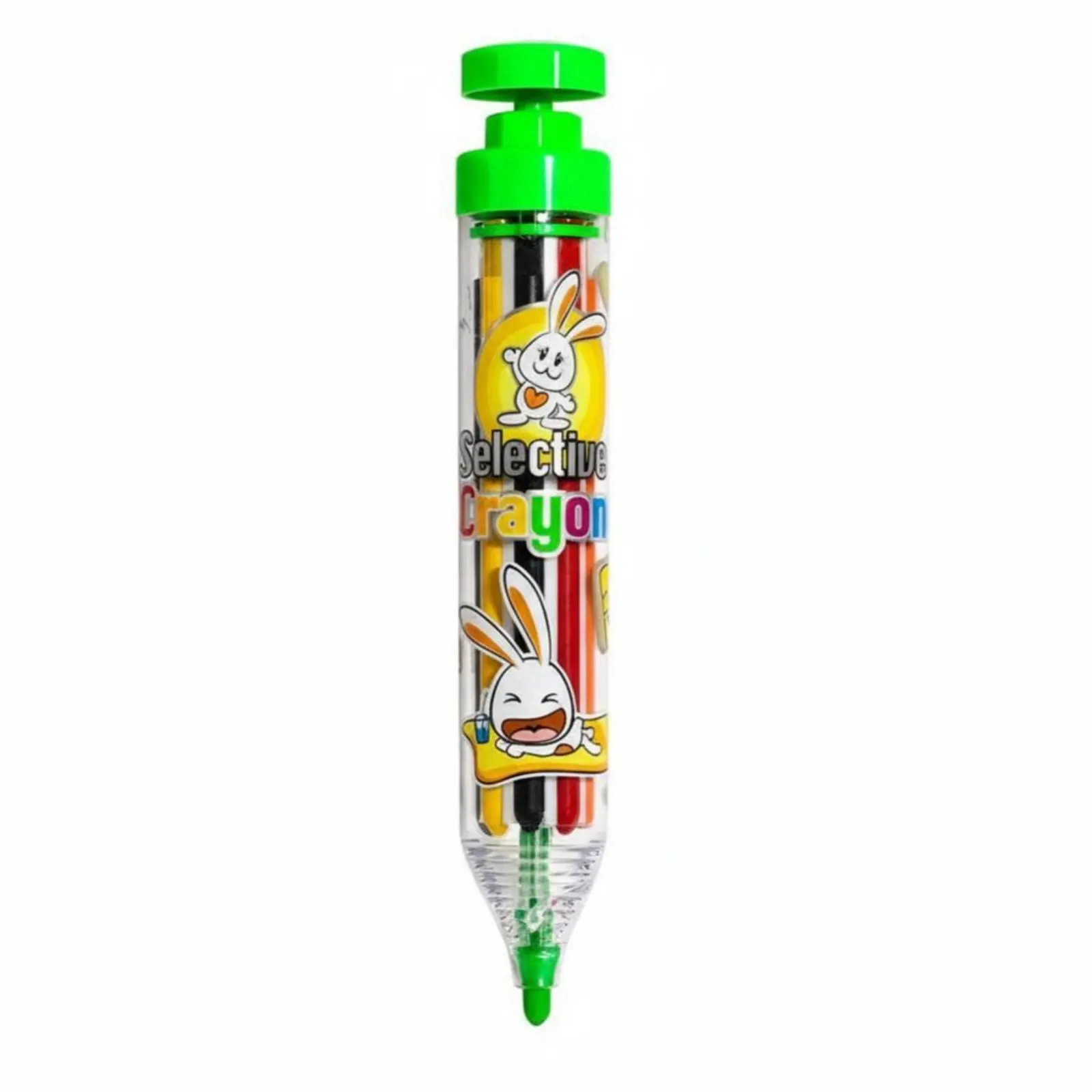 Push-Action Multi-Crayon Pen Water-Soluble kids' Art Supply Break-Resistant for Preschoolers, Parents, School, Outings, Home