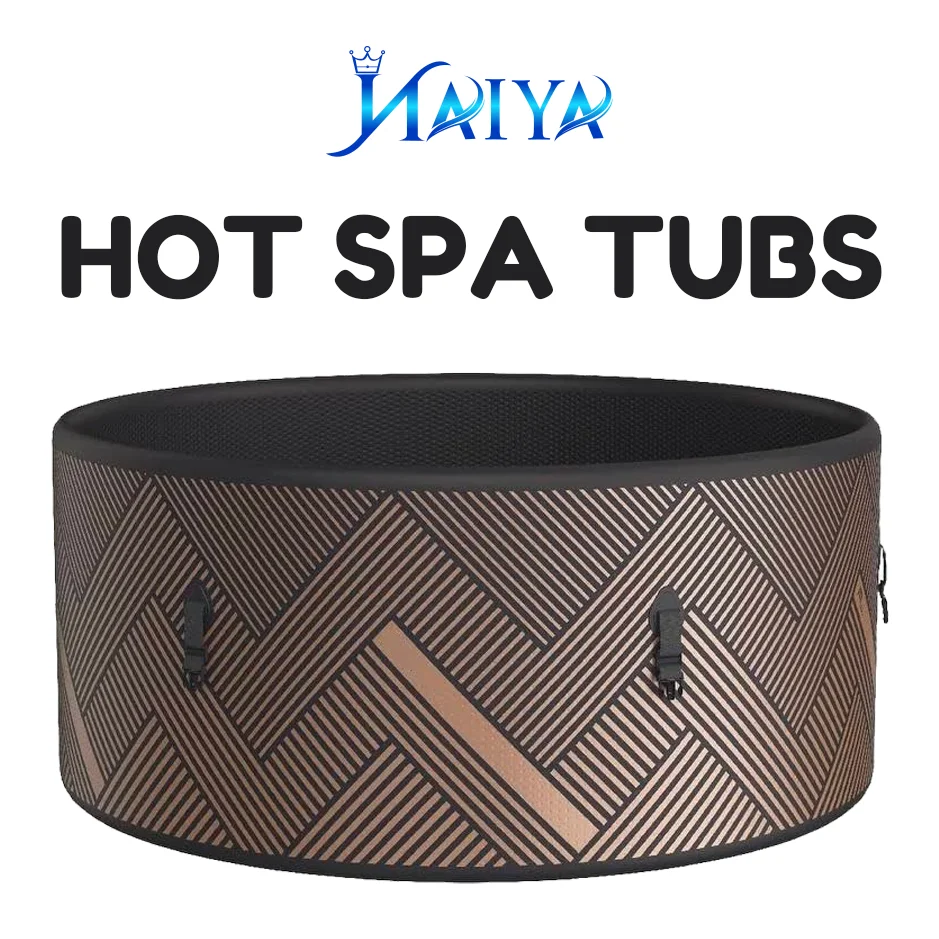 Naiya Inflatable Hot Tub Garden Spa Outdoor Whirlpool Spa And Indoor Hot Spa Tubs For 2-4 Person For 2-6 Person