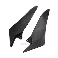 Motorcycle Tank Side Cover Cowl Panel Fairing ABS Black Plastic Fit For Yamaha YZF R1 YZF-R1 2009 2010 2011 2012 2013 2014
