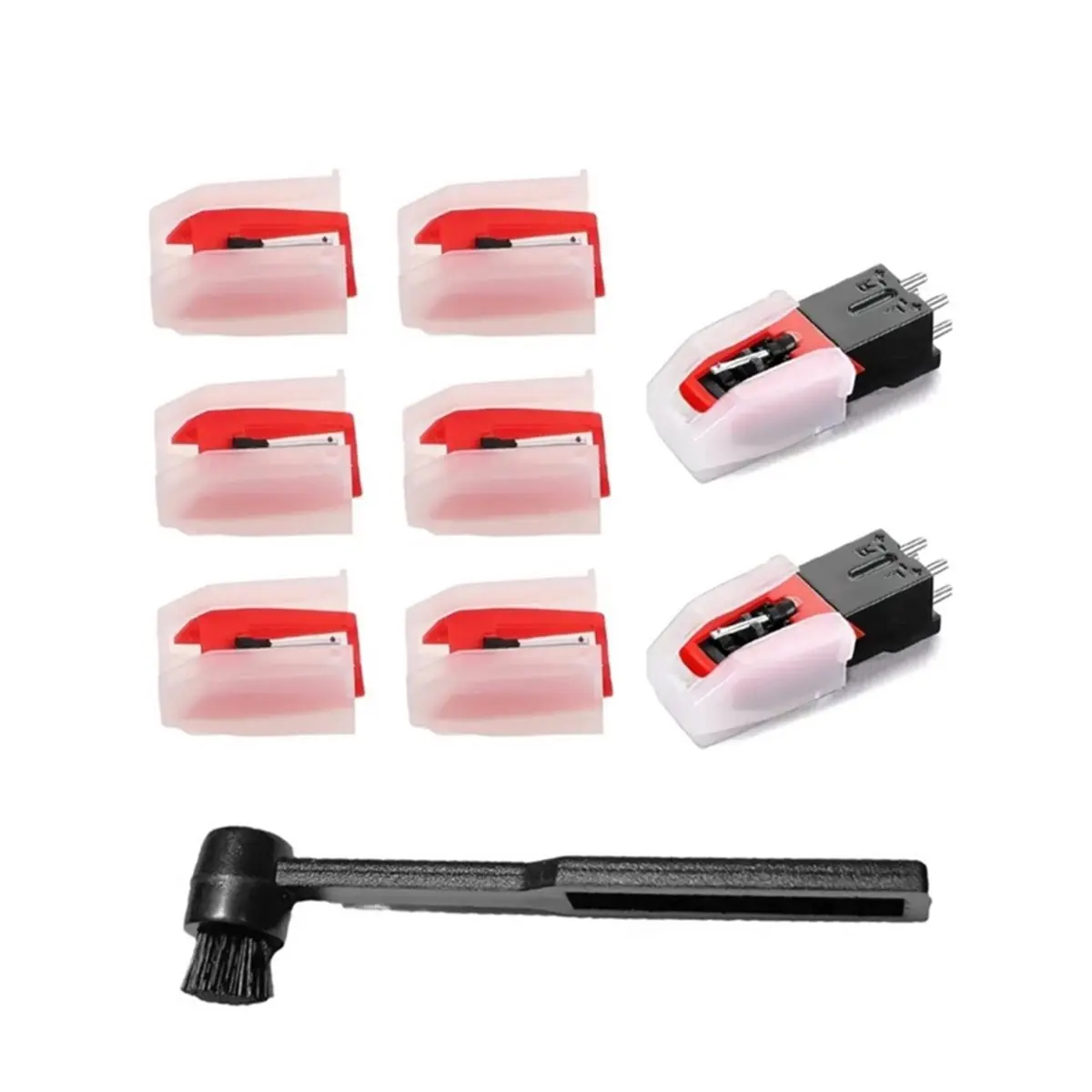 L73A NEW Stylus Needles Vinyl Record Player Ruby Phonograph Needle Turntable Nonmagnetic Set Clean Equipment Accessories