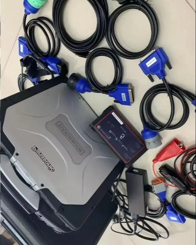 2025 أدوات تشخيص شاحنة الديزل DPA5 بروتوكول محول 5 الثقيلة مع 90% كمبيوتر محمول جديد CF31 i5 وحدة المعالجة المركزية شاشة تعمل باللمس toughbook win7