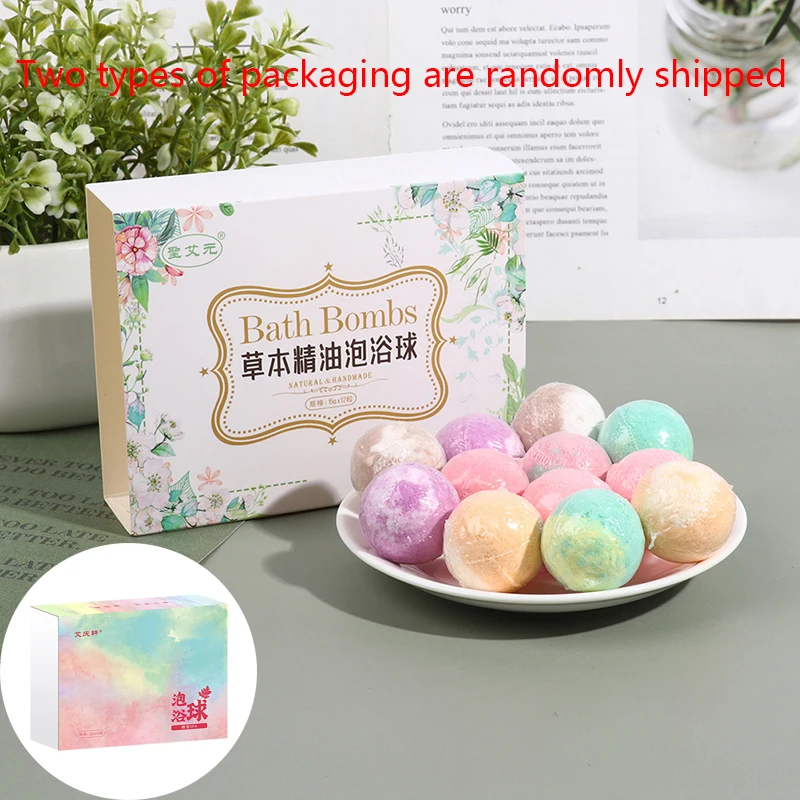 

12pcs/set Natural Mini Handmade Bathing Foot Spa Rich Essential Oils Bath Ball