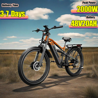 PULUMA PE86 Pro Electric Bike 2000W Motor 48V20AH Hydraulic Brake Torque sensors Electric Bicycle 26 Inch Fat Tire E-bike