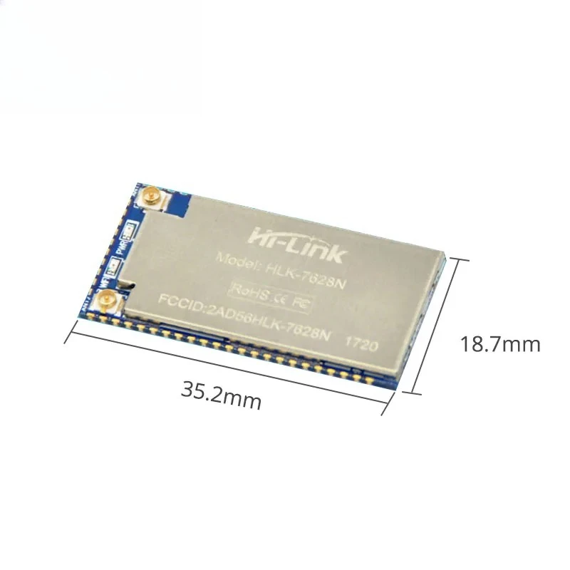 Модуль Wi-Fi-маршрутизатора HLK-7628N — на базе MT7628N, с поддержкой OpenWrt, преобразователем UART в Wi-Fi, для IoT умного дома, проектов DIY