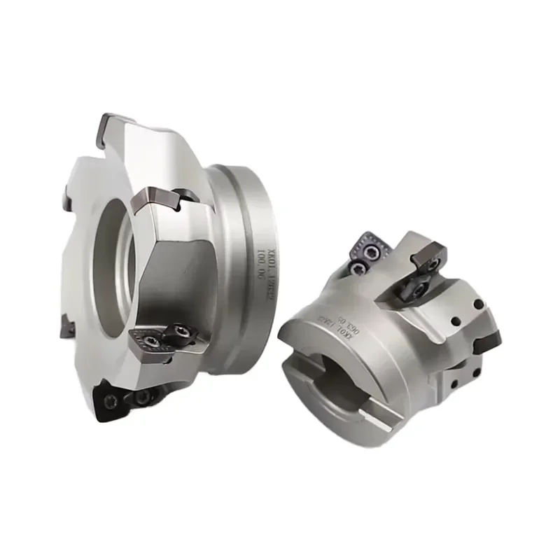 XK01 Series CNC Indexable Milling Cutter High Feed End Mill for Machining Center HRC45 Hardened Steel Metal Working Tool