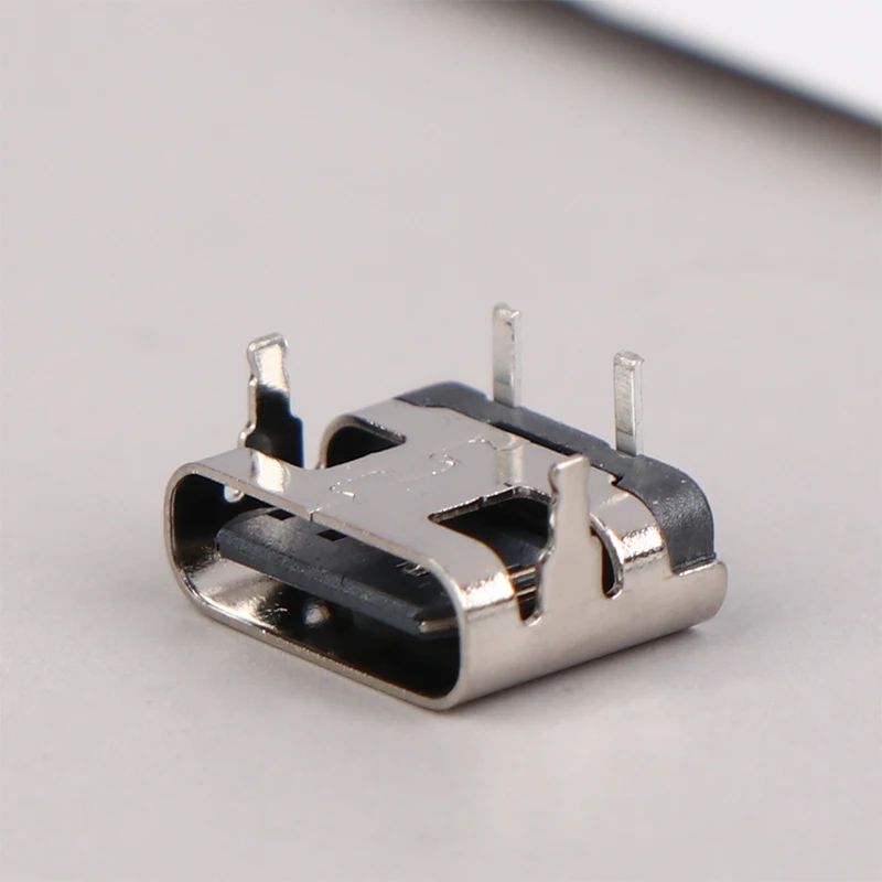 HMA88-10Pcs asiento hembra tipo C enchufe de 2 pines Micro conector USB conector de alimentación para puerto de carga de teléfono móvil