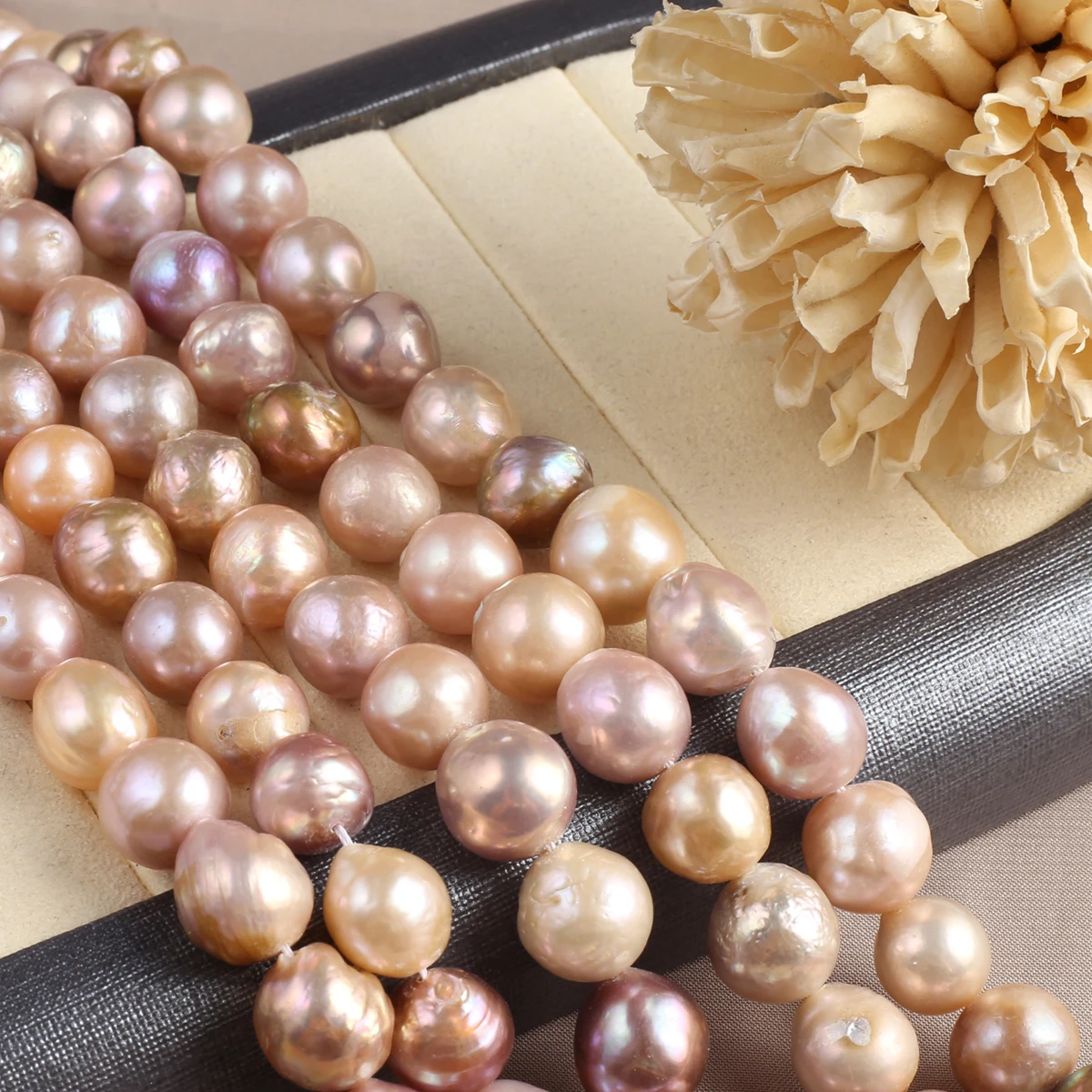 Natural Pearl Coloured Baroque Exquisite Shape Elegant Appearance for DIY Jewelry Making Handmade Bracelet Necklace Length 36cm