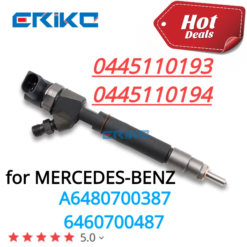 

0445110193 Common Rail Injector 0445110194 Auto Engine Injection Assy for BOSCH MERCEDES-BENZ W211 E320 A6480700387 A6460700487