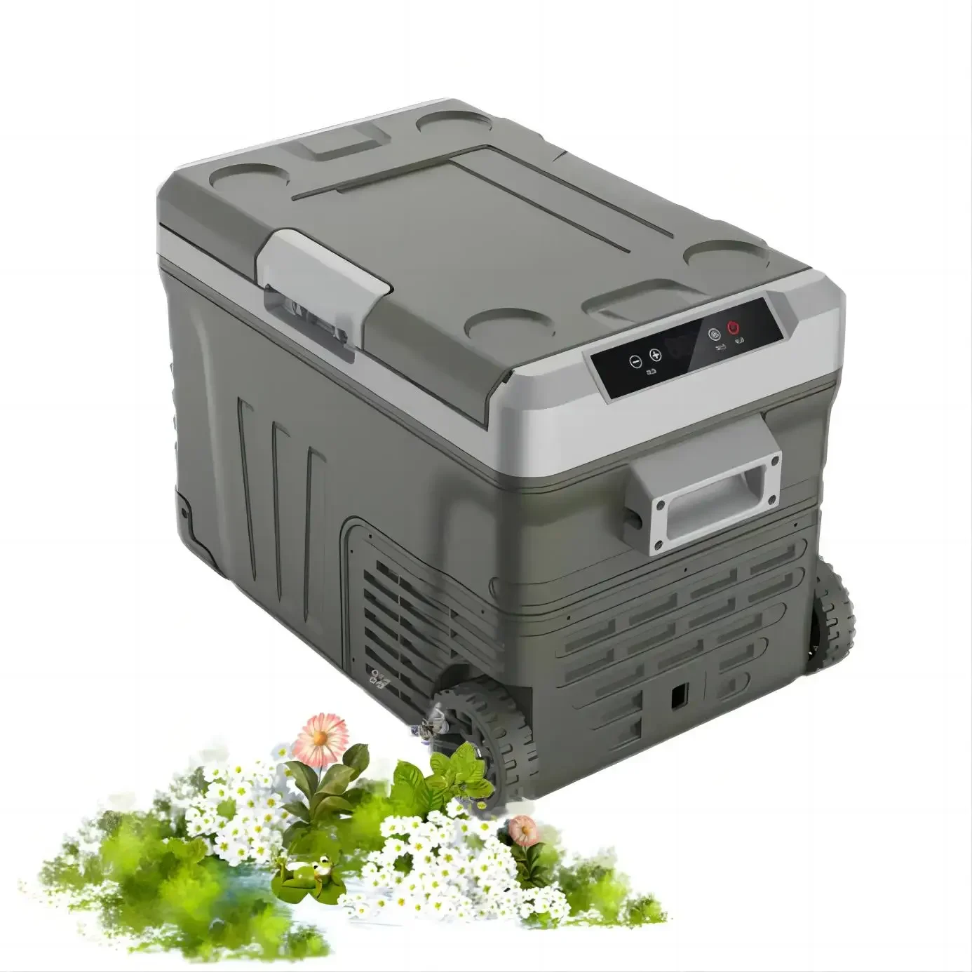 

50L Single Zone 12v/24v Car Fridge Compressor Cooler Camping Freezer Electric Cooler Box for Outdoor Camping Fishing