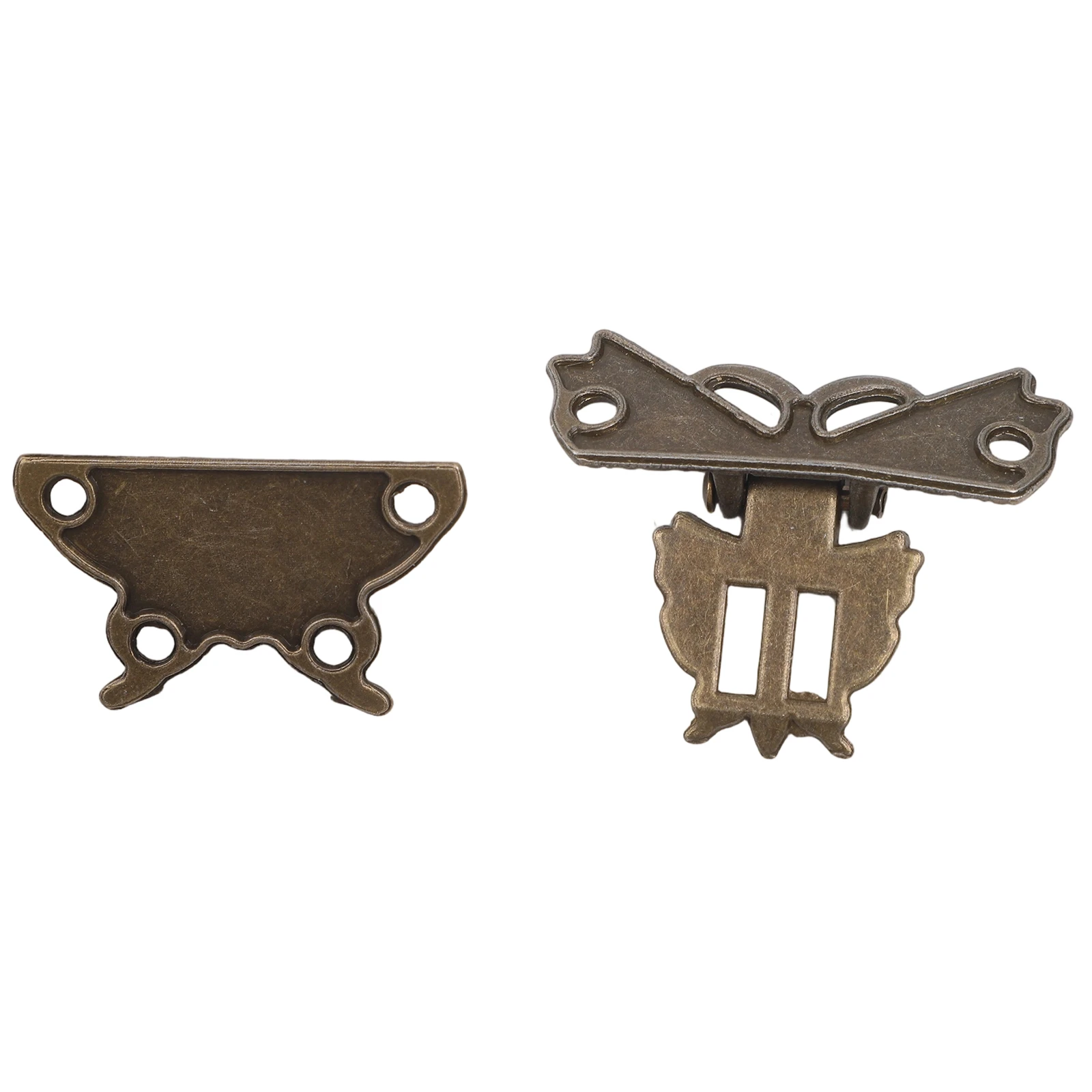 5.9*5.4cm Alloy Lock Buckle Antique Butterfly Padlock Hardware Craftsmanship Detail Easy To Use High-quality Alloy