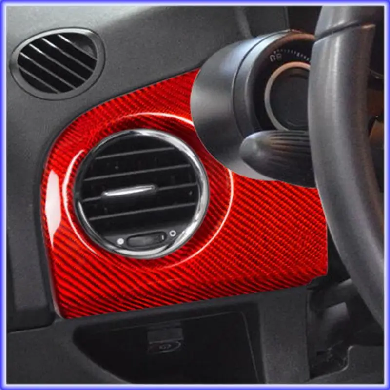 

A82E-Driver's Side Instrument Panel Air Vent Decorative Frame For Fiat Abarth 500 595 2012-2015 Interior Modification