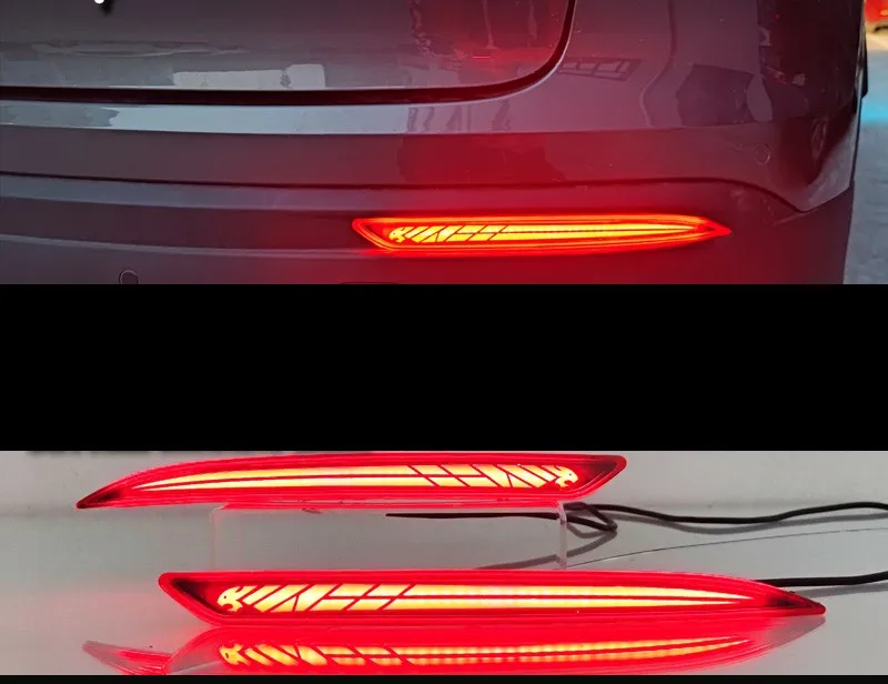 For Geely Coolray proton X50 2021 Car LED Rear Bumper light Daylight Daytime running light DRL Brake warning Light Turn signal