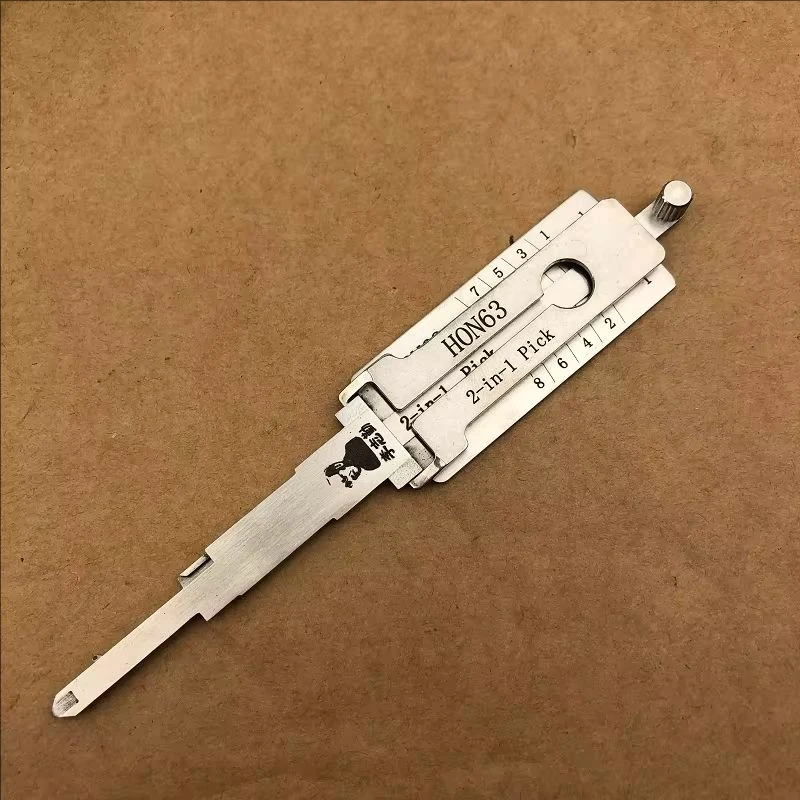 Original Pack HON63 LISHI 2in1 For HONDA MOTORBIKE Decoder Car Door Open tool Lock Pcik tool Locksmiths tool
