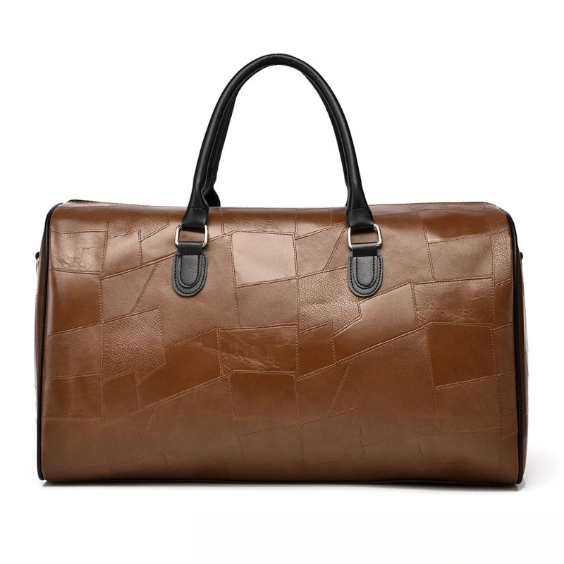 

Durable Vintage Travel Duffel Bag with Large Capacity Weekender Overnight Gym Bag Carry On Business Trip Men Women