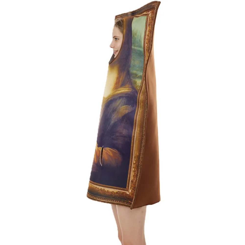 Artist Painting Cosplay Costume Adult Halloween Famous Painting Roleplay Clothes Funny Carnival Party Suit Stage Dance Outfits
