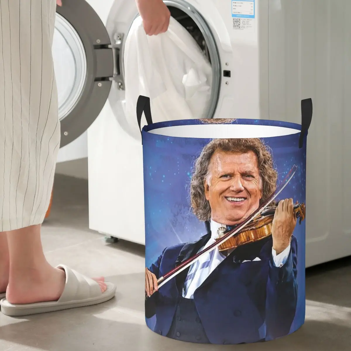 Andre Rieu - Cestas plegables para la ropa sucia, cesta de almacenamiento para juguetes, organizador para el hogar, cesto para la ropa sucia, lo mejor de Andre Rieu