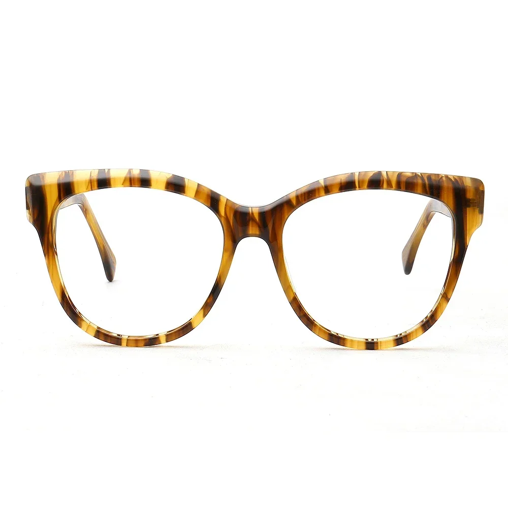 

Female Round Glasses Frames Prescription Eyewear Retro Women Cat Eye Optical Eyeglasses Frames Tortoise Vintage Spectacles Peach