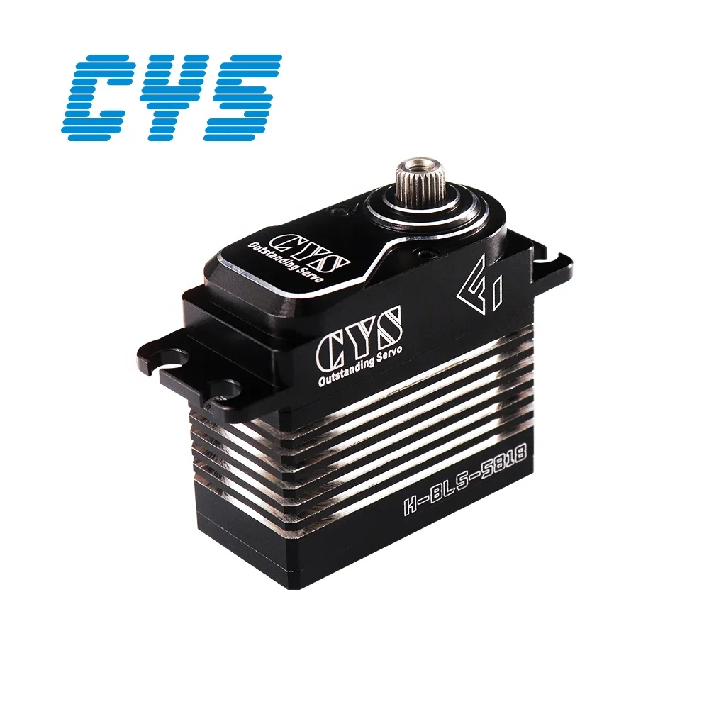 

CYS-BLS5818 72g 12kg High Torque CNC Aluminum Case 25T Metal Gear Digital Servo for 700 Helicopter