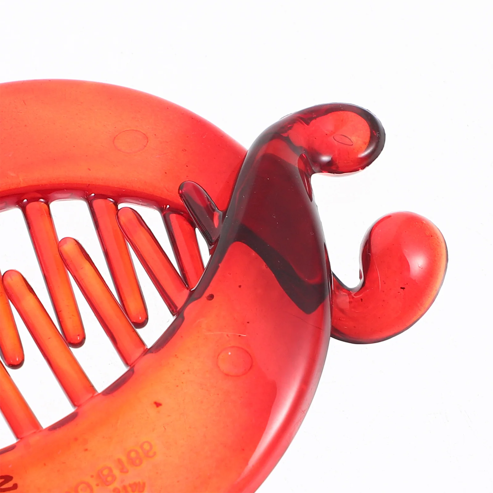 Accesorios para el cabello para mujer, Clips de plátano de alta calidad, soporte para cola de caballo, pelo grueso, rojo, morado, vino, marrón, 4 Uds.