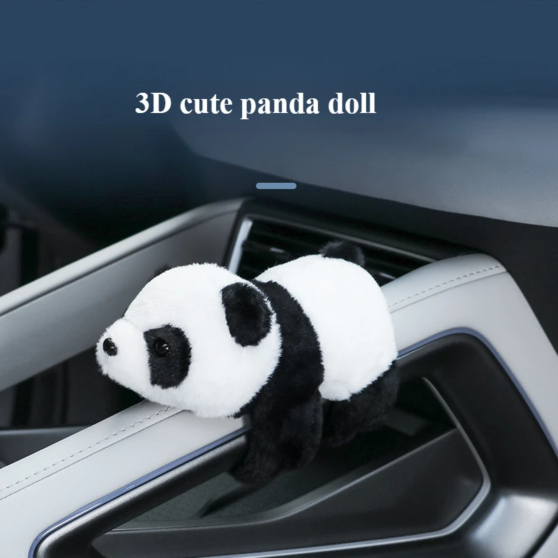 For 2024 2025 BYD ATTO 2 Yuan up Special Car Cute Interior Panda Doll Central Control Decoration Supplies Panda Ornaments
