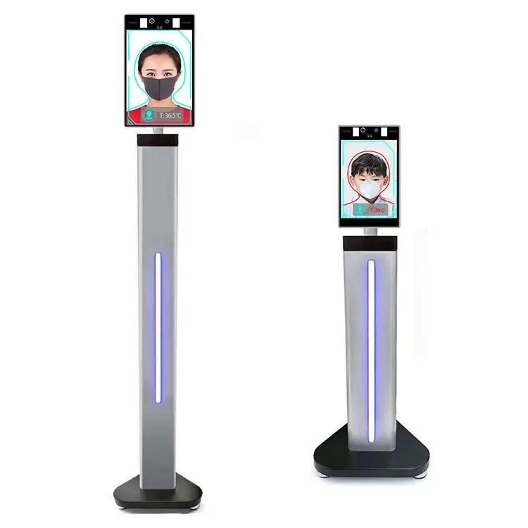 8 inch high definition LCD display with face recognition /Body temperature testing/ Hand washing/ Attendance punch function