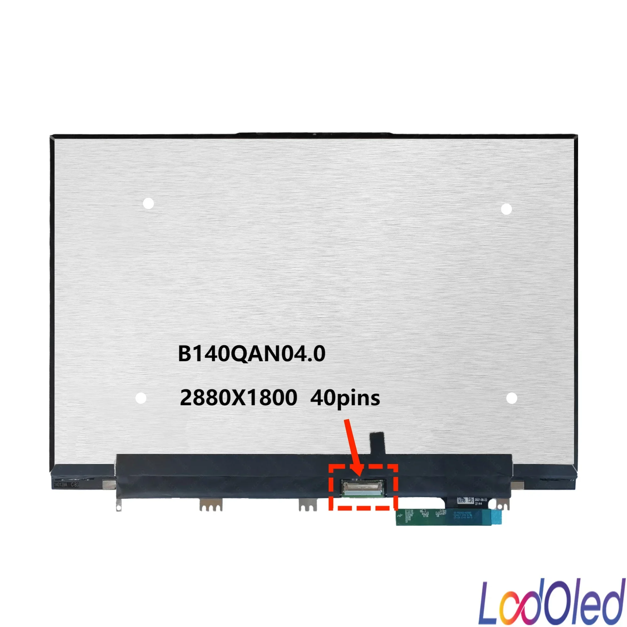 14.0'' 2.8K IPS LCD Touch Screen Assembly for Lenovo IdeaPad Slim 7 Pro 14IHU5 82QT0003US 82QT000BUS 2880X1800 40pins 90Hz